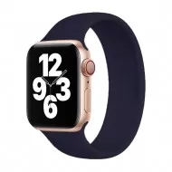 BİPOWER Apple Watch 42-44mm KRD18 Silikon Solo Kordon S Beden Lacivert