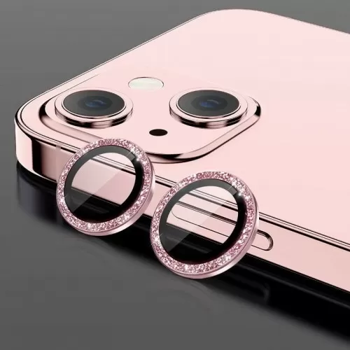 Binano iPhone 12 Diamond Kamera Koruyucu Pembe