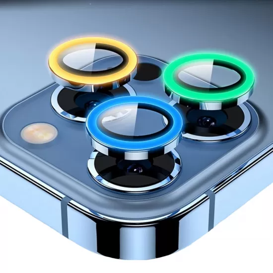 Binano Iphone 13/13 Mini Fosforlu Turuncu Kamera Koruyucu Binano Iphone 13/13 Mini Fosforlu Turuncu Kamera Koruyucu
