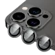 BİNANO Metal Ring Iphone 14 Pro/14 Pro Max Kamera Koruyucu Siyah