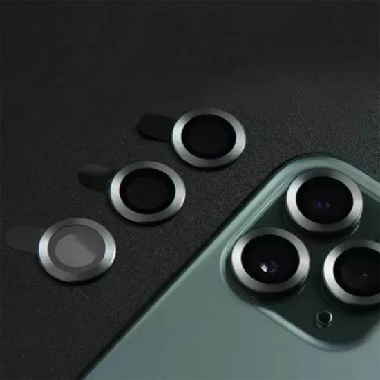 BİNANO Metal Ring Iphone 14 Pro/14 Pro Max Kamera Koruyucu Siyah