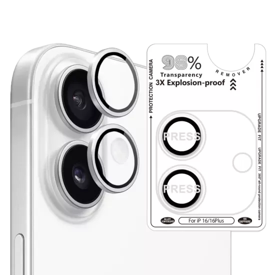 BİNANO IPHONE 16/16 PLUS SAFİR SİLVER KAMERA KORUYUCU